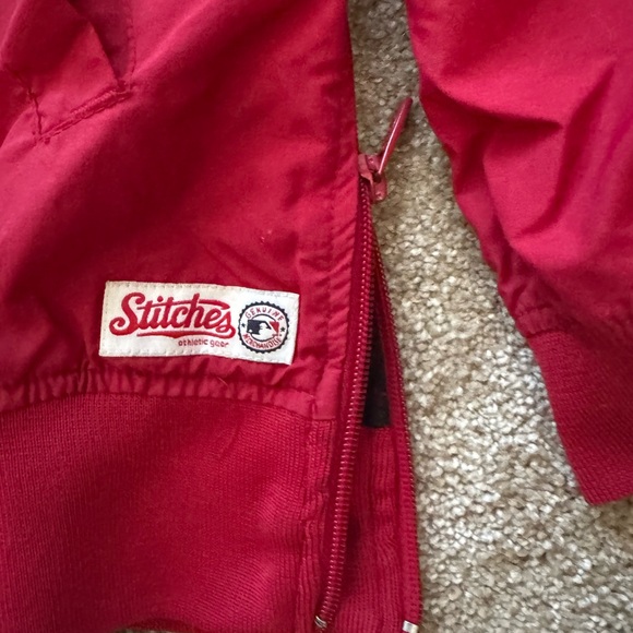 #26 CINCINNATI REDS windbreaker (STITCHES) size large baseball pullover - Picture 7 of 13
